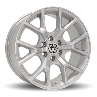 DTD - NORDIK - Silver - Silver - 20" x 8", 30 Offset, 6x135 (Bolt Pattern), 87.1mm HUB
