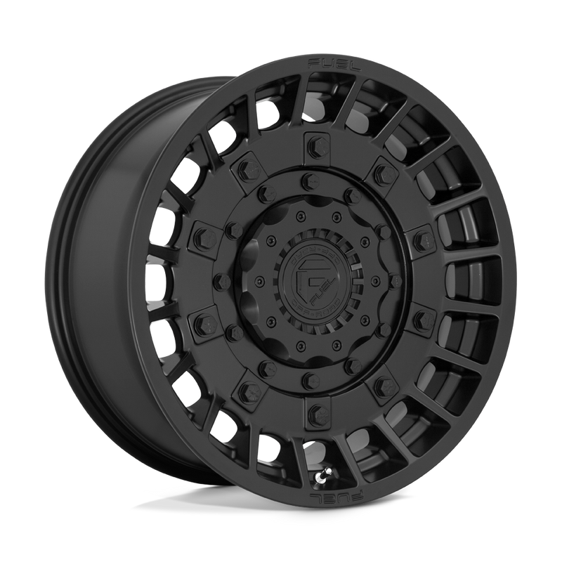 Fuel - D723 MILITIA - Black - MATTE BLACK - 17" x 9", -12 Offset, 6x135/139.7 (Bolt Pattern), 106.1mm HUB