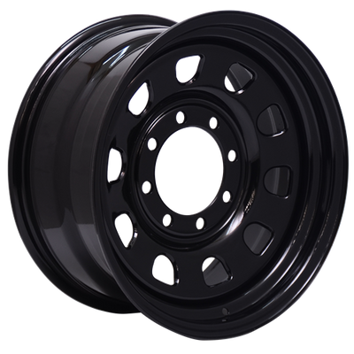Envy Wheels - 101MB D WINDOW - Black - GLOSS BLACK - 17" x 8", 12 Offset, 8x170 (Bolt Pattern), 131mm HUB