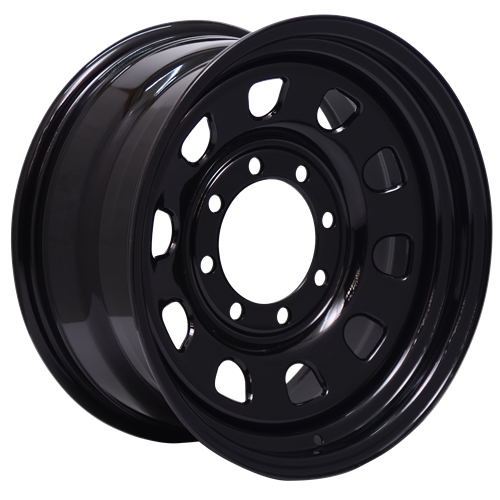 Envy Wheels - 101MB D WINDOW - Black - GLOSS BLACK - 17" x 8", 12 Offset, 8x170 (Bolt Pattern), 131mm HUB