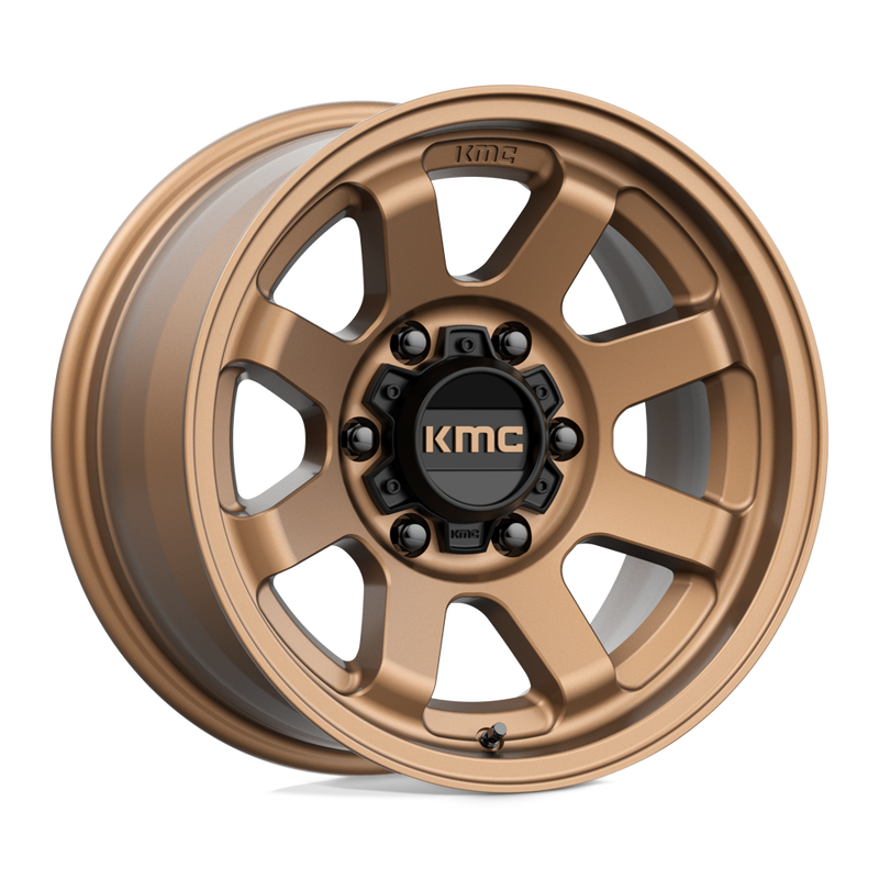 KMC Wheels - KM723 TRAIL - Bronze - MATTE BRONZE - 17" x 8.5", 0 Offset, 6x139.7 (Bolt Pattern), 106.1mm HUB