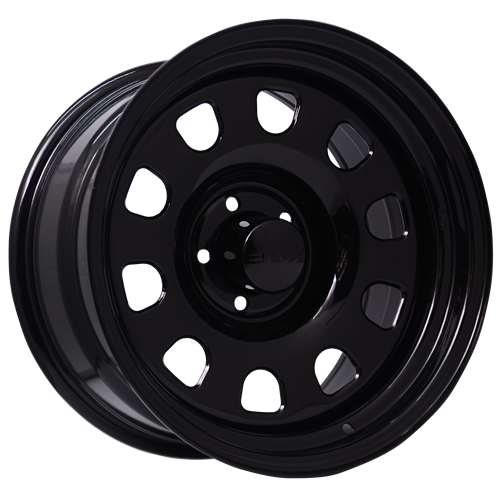 Envy Wheels - 101MB D WINDOW - Black - GLOSS BLACK - 17" x 9", 0 Offset, 5x114.3 (Bolt Pattern), 84mm HUB