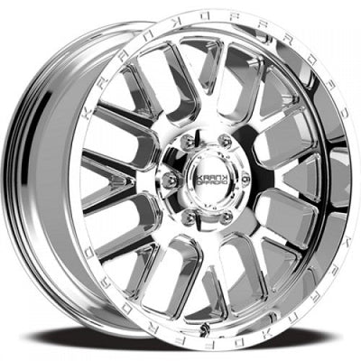 KranK Off-road - Fuse - Chrome - Chrome - 20" x 9", 10 Offset, 6x135/139.7 (Bolt Pattern), 108mm HUB
