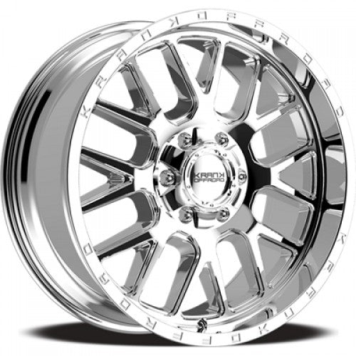 KranK Off-road - Fuse - Chrome - Chrome - 20" x 9", 10 Offset, 6x135/139.7 (Bolt Pattern), 108mm HUB