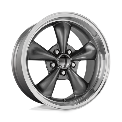 OE Creations - PR106 - Gunmetal - ANTHRACITE MACHINED - 17" x 8", 30 Offset, 5x114.3 (Bolt Pattern), 70.7mm HUB
