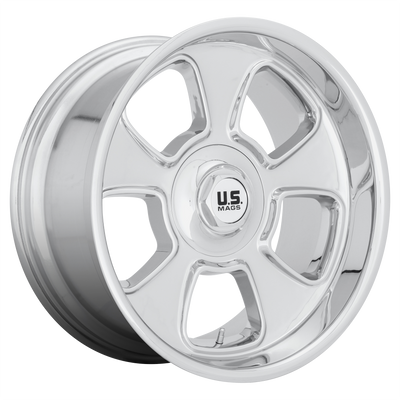 US Mag - U126 BOULEVARD - Chrome - CHROME PLATED - 20" x 9.5", 1 Offset, 5x127/135 (Bolt Pattern), 87.1mm HUB