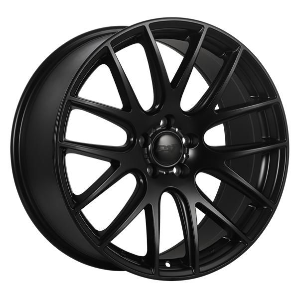 Dai Alloys - Autobahn - Black - Satin Black - 20" x 9", 40 Offset, 5x108 (Bolt Pattern), 73.1mm HUB