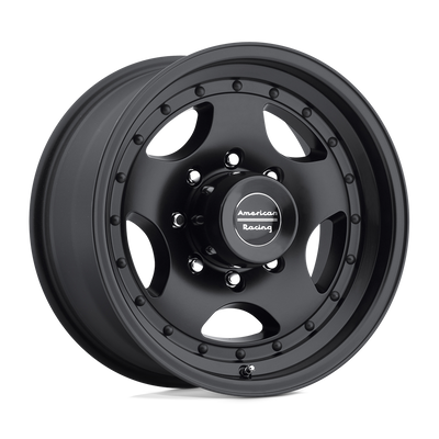 American Racing - AR23 - Black - SATIN BLACK - 16" x 8", 0 Offset, 8x165.1 (Bolt Pattern), 130.8mm HUB