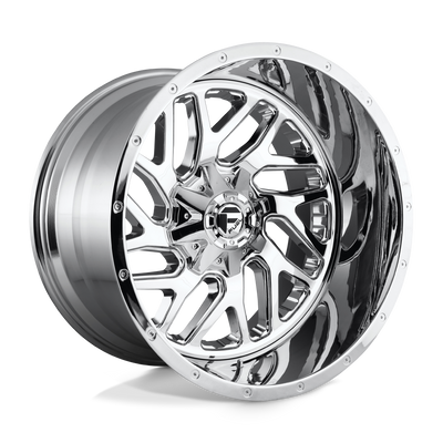 Fuel - D609 TRITON - Polished - CHROME PLATED - 20" x 10", -18 Offset, 8x165.1 (Bolt Pattern), 125.1mm HUB