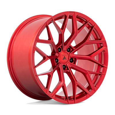 Asanti Black - ABL-39 MOGUL - CANDY RED - 20" x 12", 6 Offset, 5x115 (Bolt Pattern), 71.5mm HUB