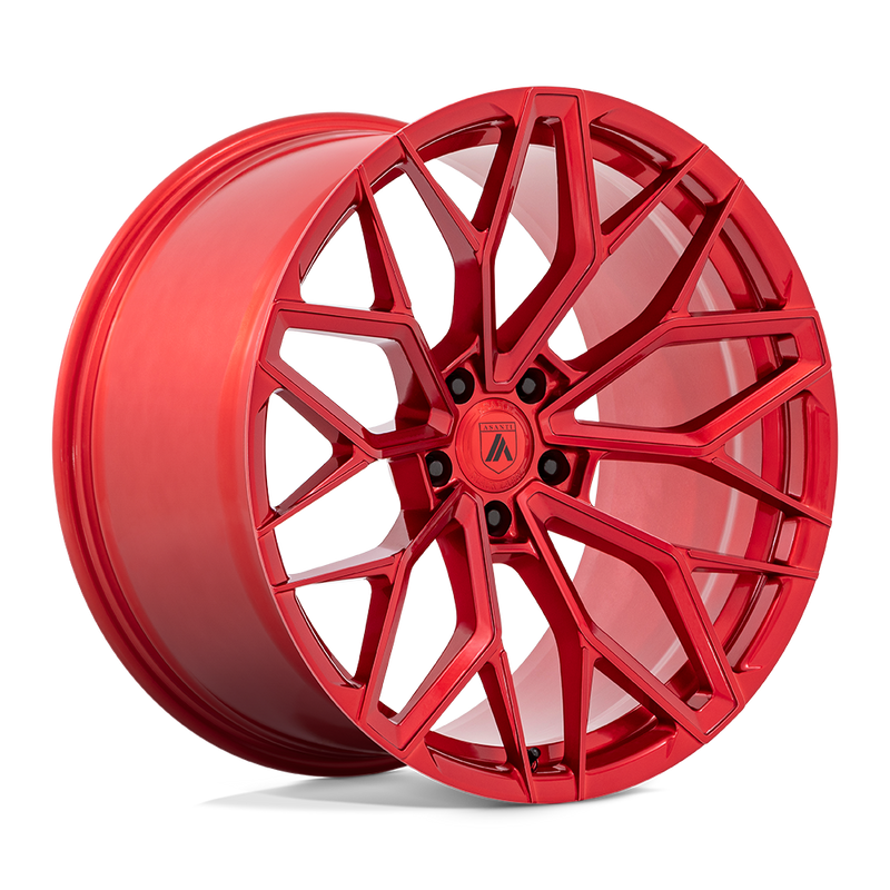 Asanti Black - ABL-39 MOGUL - CANDY RED - 20" x 12", 6 Offset, 5x115 (Bolt Pattern), 71.5mm HUB