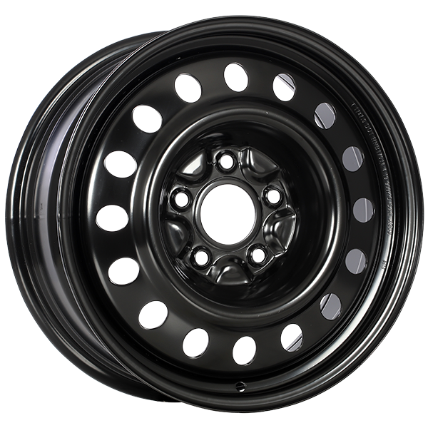 RNB - STEEL WHEEL - Black - Black Armour Coat - 17" x 7", 40 Offset, 5x127 (Bolt Pattern), 71.5mm HUB