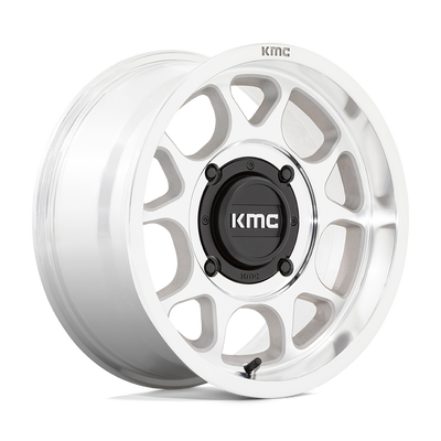KMC Powersports - KS137 TORO S UTV - Silver - MACHINED - 15" x 7", 10 Offset, 4x137 (Bolt Pattern), 96mm HUB