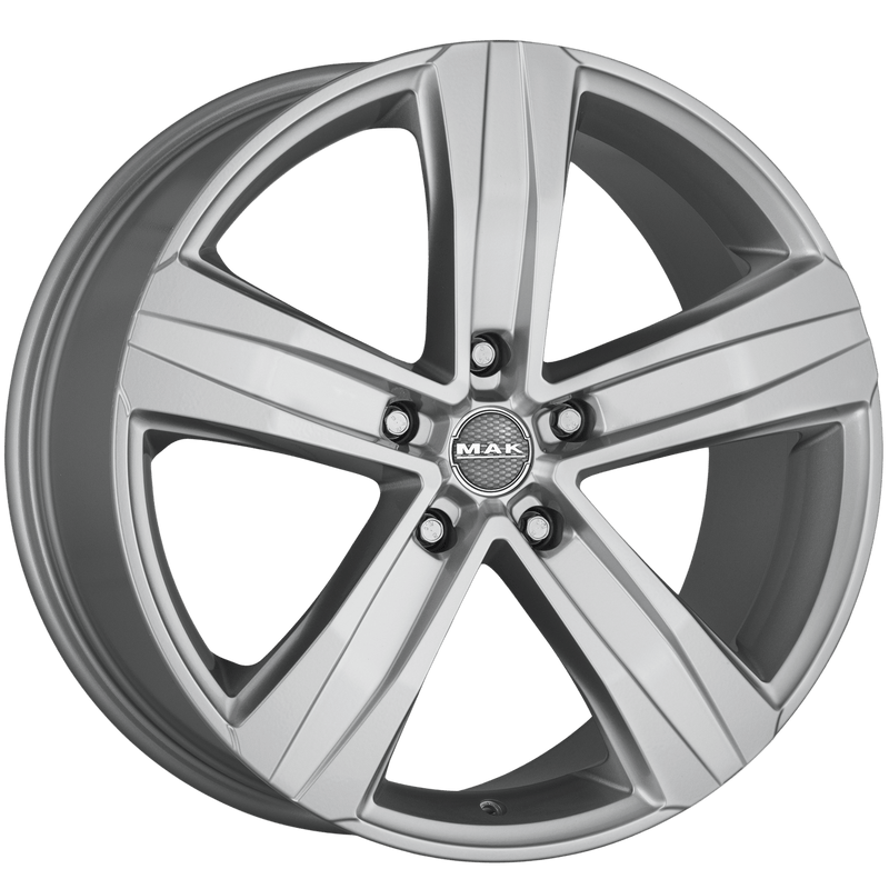 Mak Wheels - STONE5 - Silver - SILVER - 15" x 6.5", 65 Offset, 5x118 (Bolt Pattern), 71.1mm HUB