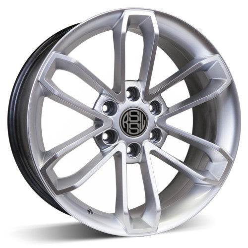 RSSW - Quantum - Silver - Hyper silver - 20" x 8.5", 25 Offset, 6x139.7 (Bolt Pattern), 78.1mm HUB
