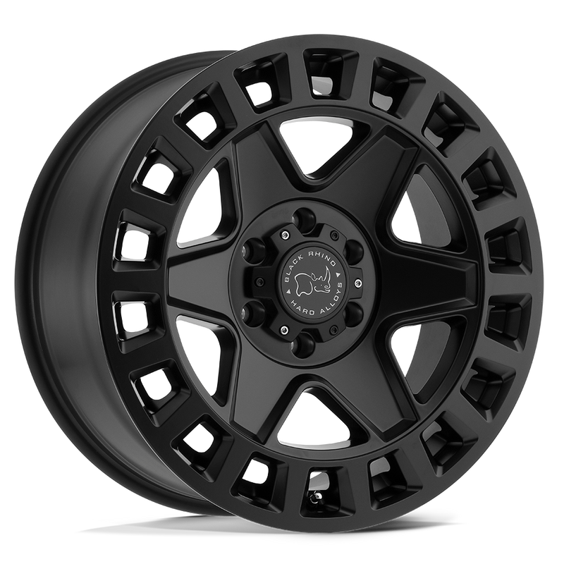 Black Rhino - YORK - Black - Matte Black - 17" x 9", 12 Offset, 6x120 (Bolt Pattern), 67.1mm HUB