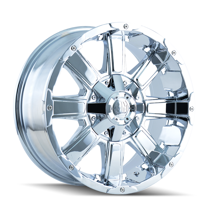 Mayhem - CHAOS - Chrome - CHROME - 20" x 9", -12 Offset, 5x127/135 (Bolt Pattern), 87mm HUB