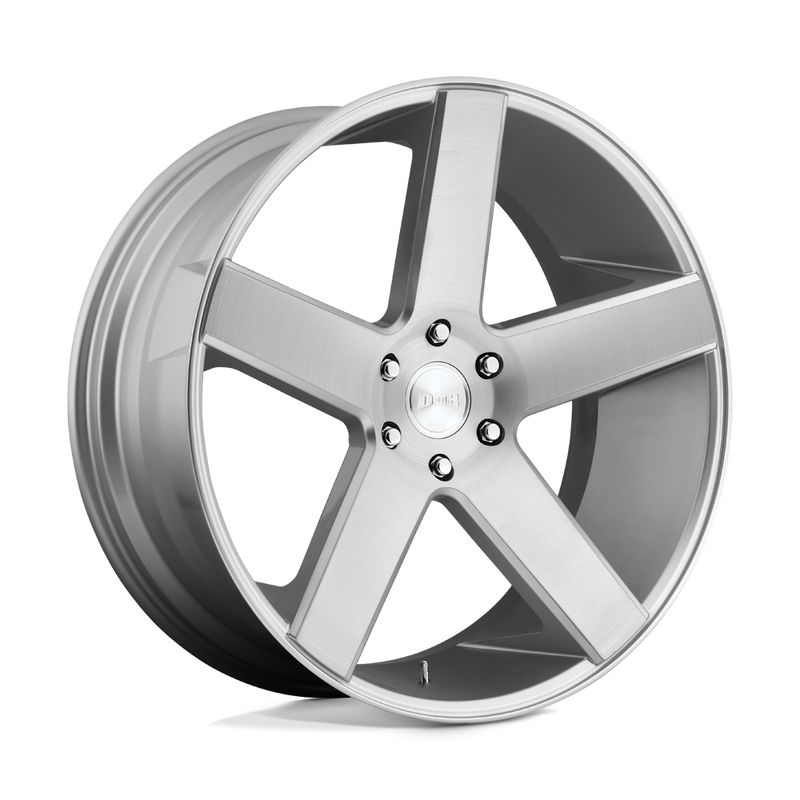 DUB - S218 BALLER - Silver - GLOSS SILVER BRUSHED - 24" x 10", 30 Offset, 6x139.7 (Bolt Pattern), 78.1mm HUB