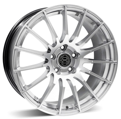 RSSW - Spirit - Silver - Hyper silver - 17" x 7", 40 Offset, 5x100 (Bolt Pattern), 73.1mm HUB