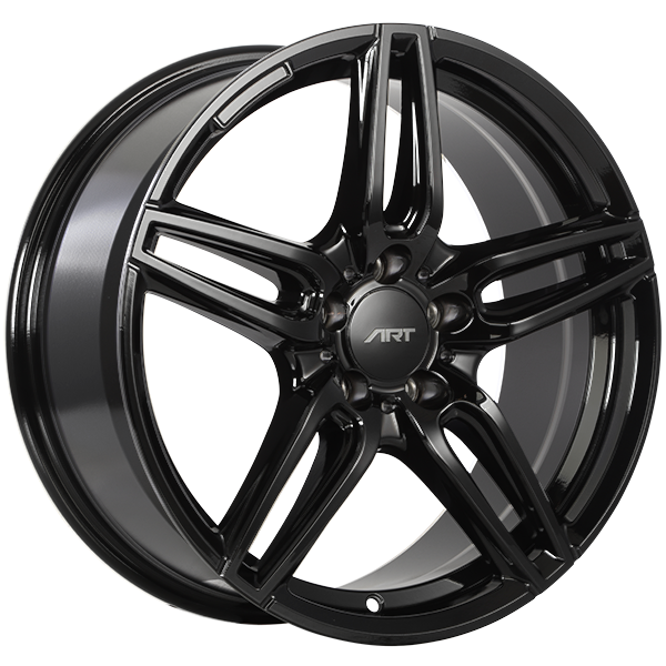 ART - Replica 158 - Black - Gloss Black - 19" x 8", 33 Offset, 5x112 (Bolt Pattern), 66.6mm HUB