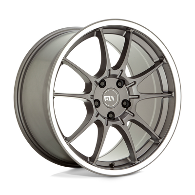 Motegi - MR152 SS5 - Gunmetal - GUNMETAL WITH MACHINED LIP - 18" x 8.5", 35 Offset, 5x114.3 (Bolt Pattern), 72.6mm HUB