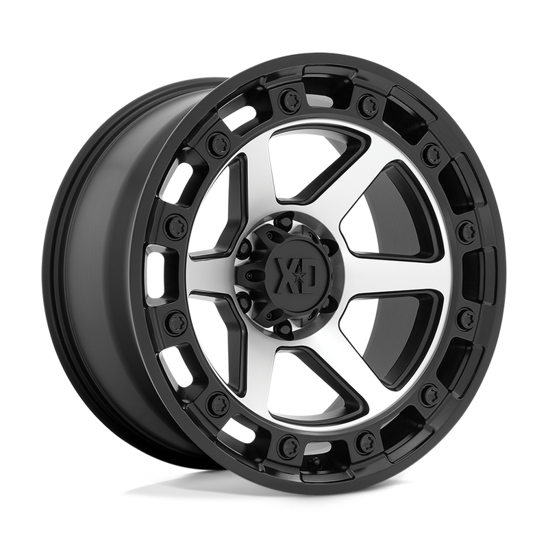 XD Series - XD862 RAID - Black - SATIN BLACK MACHINED - 20" x 10", -18 Offset, 6x135 (Bolt Pattern), 87.1mm HUB