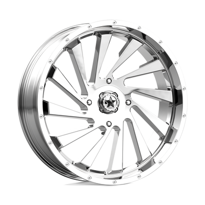 MSA Offroad Wheels - M46 BLADE - Chrome - CHROME - 18" x 7", 0 Offset, 4x137 (Bolt Pattern), 112.1mm HUB