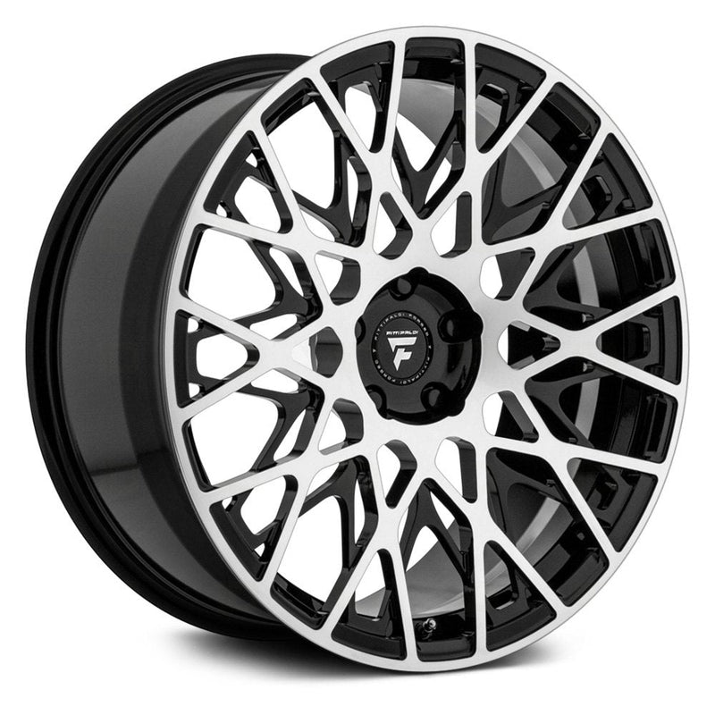 Fittipaldi Sport - FSF08 - Black - Black Machined - 20" x 10.5", 38 Offset, 5x120 (Bolt Pattern), 66.9mm HUB