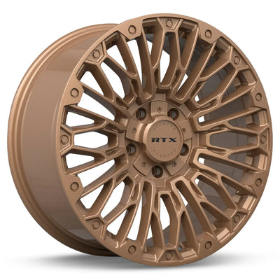 RTX Wheels - Chaos - Bronze - Satin Bronze - 22" x 9", 18 Offset, 6x135/139.7 (Bolt pattern), 106.1mm HUB