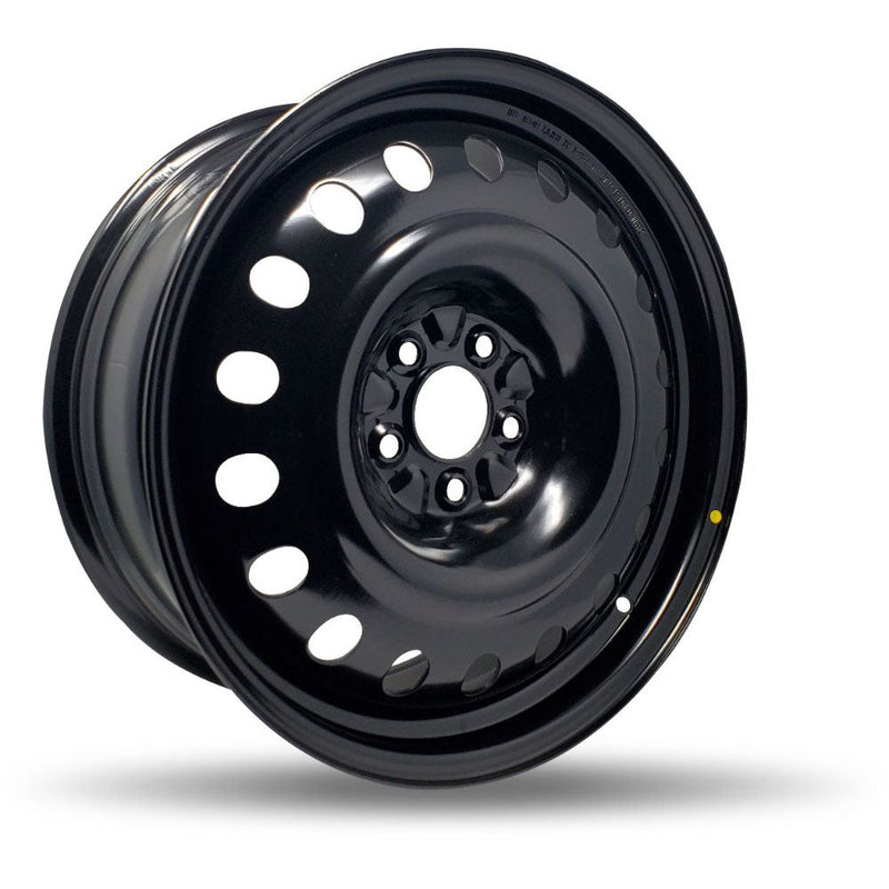 DTD - Steel Wheel - Black - Gloss Black - 18" x 7.5", 42 Offset, 5x114.3 (Bolt Pattern), 64.1mm HUB