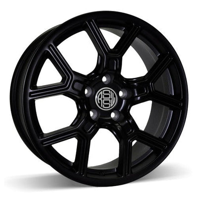 RSSW - Faith - Black - Matte Black - 17" x 7", 40 Offset, 5x110 (Bolt Pattern), 65.1mm HUB