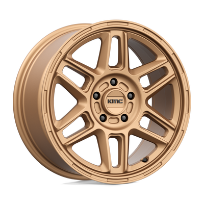 KMC Wheels - KM716 NOMAD - Bronze - MATTE BRONZE - 17" x 8", 38 Offset, 5x120 (Bolt Pattern), 74.1mm HUB