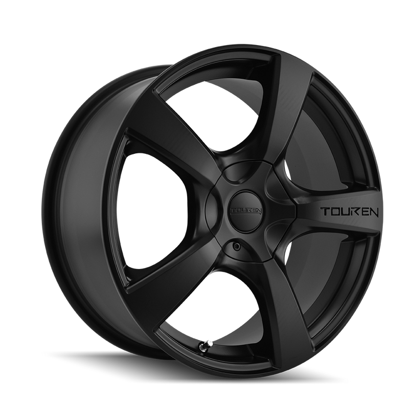 Touren - TR9 - Black - MATTE BLACK - 17" x 7", 42 Offset, 5x108/114.3 (Bolt Pattern), 72.6mm HUB