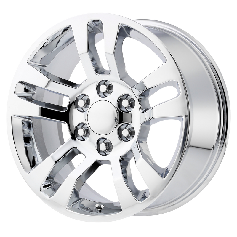 OE Creations - PR175 - Chrome - CHROME - 18" x 8", 24 Offset, 6x139.7 (Bolt Pattern), 78.1mm HUB