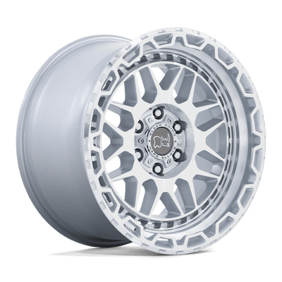 Black Rhino - HOLCOMB - Silver - Gloss Silver With Mirror Cut Face - 17" x 9.5", 12 Offset, 6x120 (Bolt Pattern), 67.1mm HUB