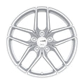 Ceco Wheels - C01 - Silver - Hyper Silver - 19" x 8.5", 40 Offset, 5x114.3 (Bolt pattern), 73.10mm HUB