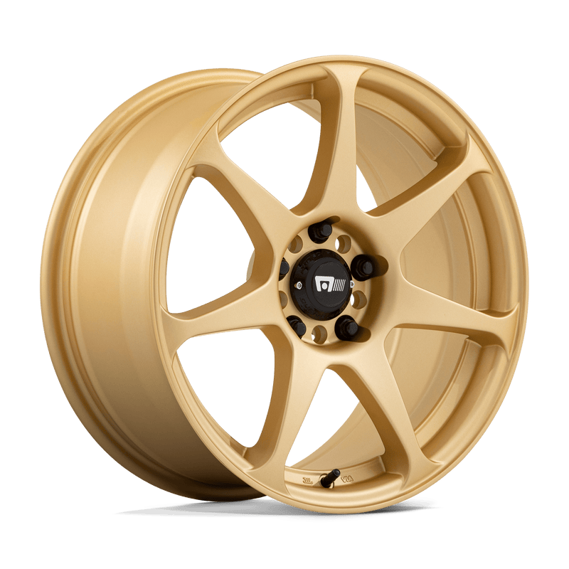 Motegi - MR154 BATTLE - Gold - GOLD - 17" x 8", 30 Offset, 5x100 (Bolt Pattern), 72.6mm HUB