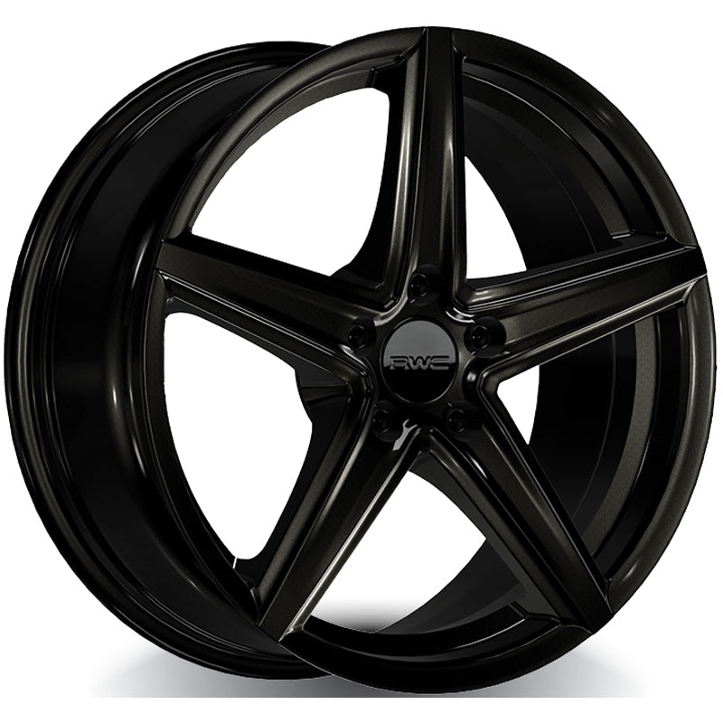 RWC - MB388 - Black - BLACK - 17" x 7.5", 42 Offset, 5x112 (Bolt Pattern), 66.6mm HUB