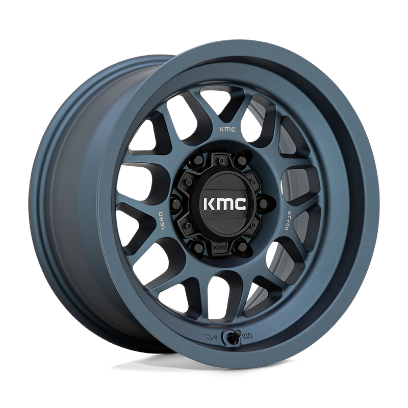 KMC Wheels - KM725 TERRA - METALLIC BLUE - 16" x 8", 0 Offset, 6x139.7 (Bolt Pattern), 106.1mm HUB