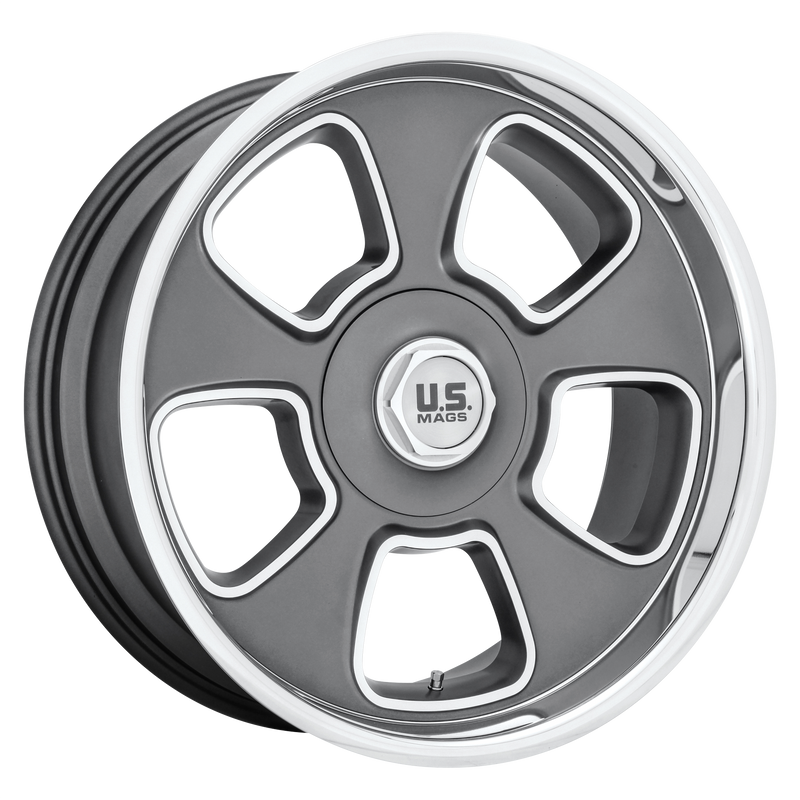 US Mag - U125 BOULEVARD - Gunmetal - MATTE GUN METAL - 20" x 8", 1 Offset, 5x127/135 (Bolt Pattern), 87.1mm HUB