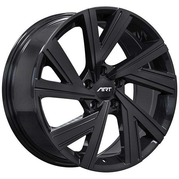 ART - Replica 234 - Black - Gloss Black - 17" x 7.5", 45 Offset, 5x112 (Bolt Pattern), 57.1mm HUB