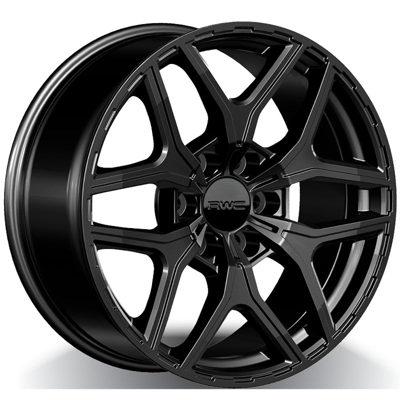 RWC - FO960 - Black - BLACK - 20" x 9", 18 Offset, 6x135 (Bolt Pattern), 87.1mm HUB