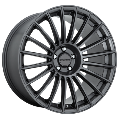 Rotiform - R154 BUC - Gunmetal - MATTE ANTHRACITE - 19" x 8.5", 45 Offset, 5x112 (Bolt Pattern), 66.56mm HUB
