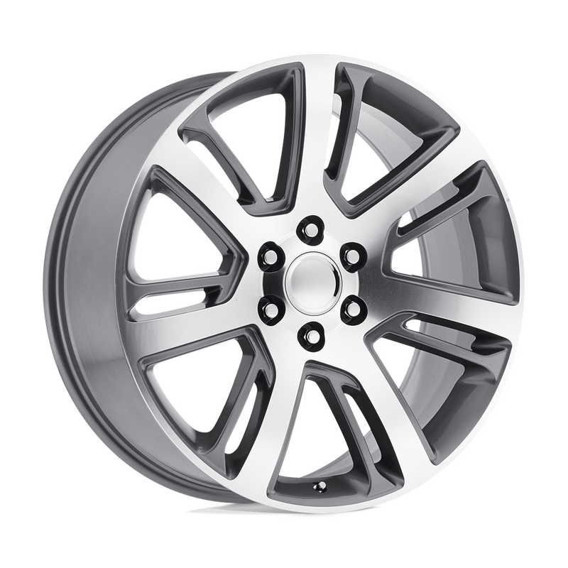 OE Creations - PR171 - Gunmetal - GUNMETAL WITH MACHINED FACE - 22" x 9", 24 Offset, 6x139.7 (Bolt Pattern), 78.1mm HUB