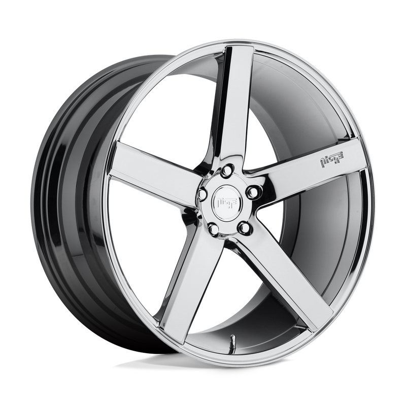 Niche - M132 MILAN - Polished - CHROME PLATED - 20" x 8.5", 35 Offset, 5x120 (Bolt Pattern), 72.6mm HUB