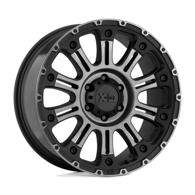 XD Series - XD829 HOSS II - Black - Satin Black Machined Gray Tint - 20" x 12", -44 Offset, 6x135 (Bolt Pattern), 87.1mm HUB