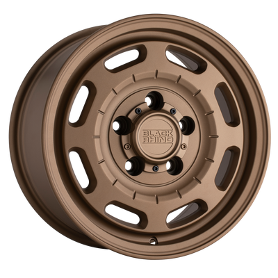 Black Rhino - BANDOLIER - Gunmetal - MATTE BRONZE - 17" x 8", 45 Offset, 5x130 (Bolt Pattern), 78.1mm HUB
