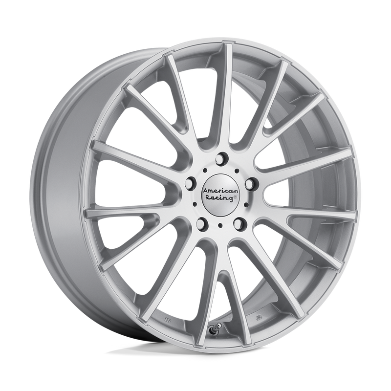 American Racing - AR904 - Silver - BRIGHT SILVER MACHINED FACE - 16" x 7", 40 Offset, 5x114.3 (Bolt Pattern), 72.6mm HUB