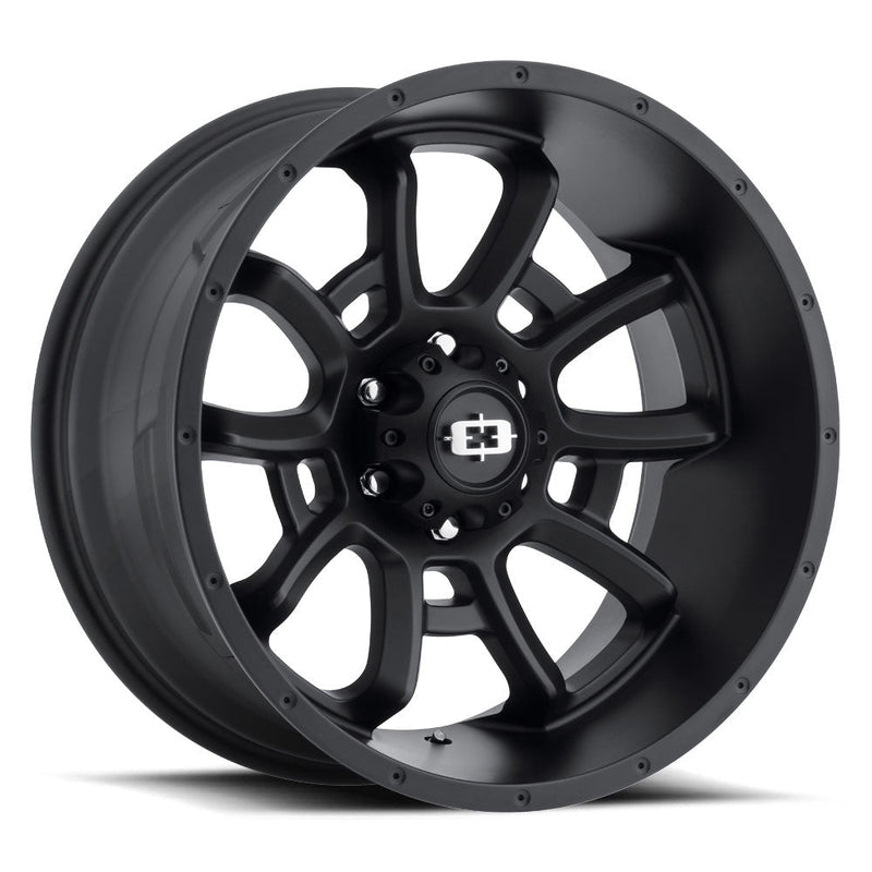 Vision Wheel Off-Road - 415 BOMB - Black - Satin Black - 20" x 12", -51 Offset, 5x127 (Bolt Pattern), 78.1mm HUB