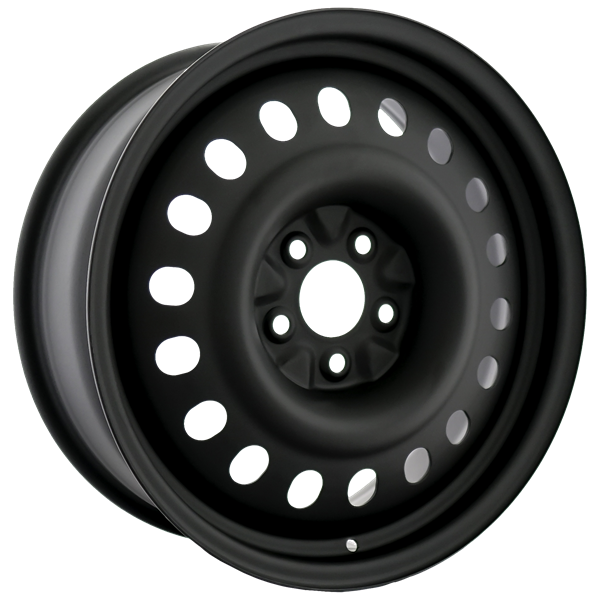 Envy Wheels - NX6 STEEL WHEEL - Black - FLAT BLACK - 18" x 7.5", 42 Offset, 5x114.3 (Bolt Pattern), 64.1mm HUB